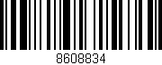 Código de barras (EAN, GTIN, SKU, ISBN): '8608834'