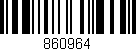 Código de barras (EAN, GTIN, SKU, ISBN): '860964'