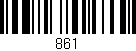 Código de barras (EAN, GTIN, SKU, ISBN): '861'