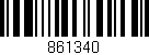 Código de barras (EAN, GTIN, SKU, ISBN): '861340'