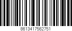 Código de barras (EAN, GTIN, SKU, ISBN): '8613417562751'