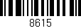 Código de barras (EAN, GTIN, SKU, ISBN): '8615'