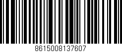 Código de barras (EAN, GTIN, SKU, ISBN): '8615008137607'