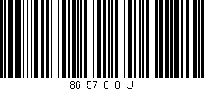 Código de barras (EAN, GTIN, SKU, ISBN): '86157_0_0_U'