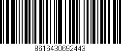 Código de barras (EAN, GTIN, SKU, ISBN): '8616430692443'