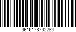 Código de barras (EAN, GTIN, SKU, ISBN): '8618176783263'