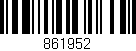 Código de barras (EAN, GTIN, SKU, ISBN): '861952'