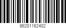 Código de barras (EAN, GTIN, SKU, ISBN): '86201162402'
