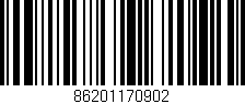 Código de barras (EAN, GTIN, SKU, ISBN): '86201170902'