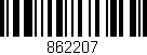 Código de barras (EAN, GTIN, SKU, ISBN): '862207'