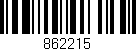 Código de barras (EAN, GTIN, SKU, ISBN): '862215'