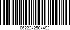 Código de barras (EAN, GTIN, SKU, ISBN): '8622242504492'