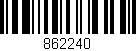 Código de barras (EAN, GTIN, SKU, ISBN): '862240'