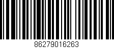 Código de barras (EAN, GTIN, SKU, ISBN): '86279016263'