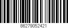 Código de barras (EAN, GTIN, SKU, ISBN): '86279052421'