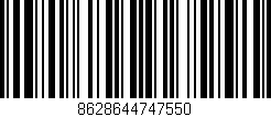 Código de barras (EAN, GTIN, SKU, ISBN): '8628644747550'