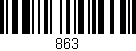 Código de barras (EAN, GTIN, SKU, ISBN): '863'