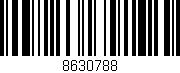 Código de barras (EAN, GTIN, SKU, ISBN): '8630788'