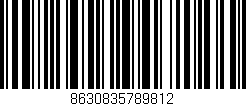 Código de barras (EAN, GTIN, SKU, ISBN): '8630835789812'