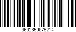 Código de barras (EAN, GTIN, SKU, ISBN): '8632659875214'