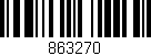 Código de barras (EAN, GTIN, SKU, ISBN): '863270'