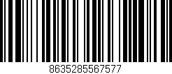 Código de barras (EAN, GTIN, SKU, ISBN): '8635285567577'
