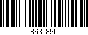 Código de barras (EAN, GTIN, SKU, ISBN): '8635896'