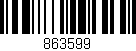 Código de barras (EAN, GTIN, SKU, ISBN): '863599'