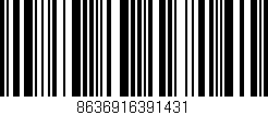 Código de barras (EAN, GTIN, SKU, ISBN): '8636916391431'