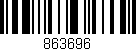 Código de barras (EAN, GTIN, SKU, ISBN): '863696'