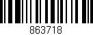 Código de barras (EAN, GTIN, SKU, ISBN): '863718'
