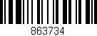 Código de barras (EAN, GTIN, SKU, ISBN): '863734'