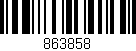 Código de barras (EAN, GTIN, SKU, ISBN): '863858'
