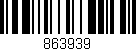 Código de barras (EAN, GTIN, SKU, ISBN): '863939'