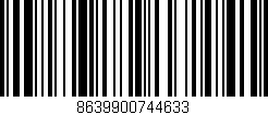Código de barras (EAN, GTIN, SKU, ISBN): '8639900744633'