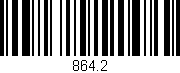 Código de barras (EAN, GTIN, SKU, ISBN): '864.2'