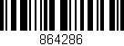 Código de barras (EAN, GTIN, SKU, ISBN): '864286'