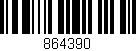 Código de barras (EAN, GTIN, SKU, ISBN): '864390'