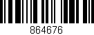 Código de barras (EAN, GTIN, SKU, ISBN): '864676'