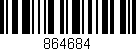 Código de barras (EAN, GTIN, SKU, ISBN): '864684'