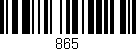 Código de barras (EAN, GTIN, SKU, ISBN): '865'