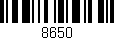 Código de barras (EAN, GTIN, SKU, ISBN): '8650'