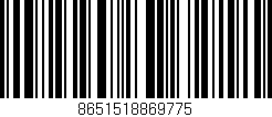 Código de barras (EAN, GTIN, SKU, ISBN): '8651518869775'