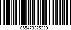 Código de barras (EAN, GTIN, SKU, ISBN): '8654793252201'
