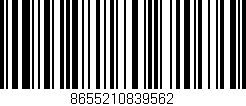 Código de barras (EAN, GTIN, SKU, ISBN): '8655210839562'