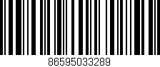 Código de barras (EAN, GTIN, SKU, ISBN): '86595033289'
