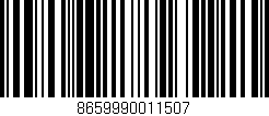 Código de barras (EAN, GTIN, SKU, ISBN): '8659990011507'