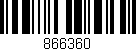 Código de barras (EAN, GTIN, SKU, ISBN): '866360'