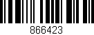 Código de barras (EAN, GTIN, SKU, ISBN): '866423'