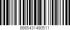 Código de barras (EAN, GTIN, SKU, ISBN): '8665431480511'